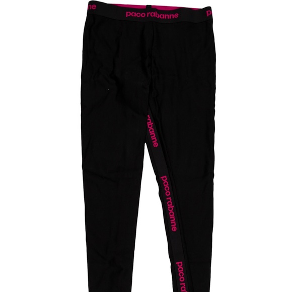 Paco Rabanne Black & Pink Skinny Leg Pants